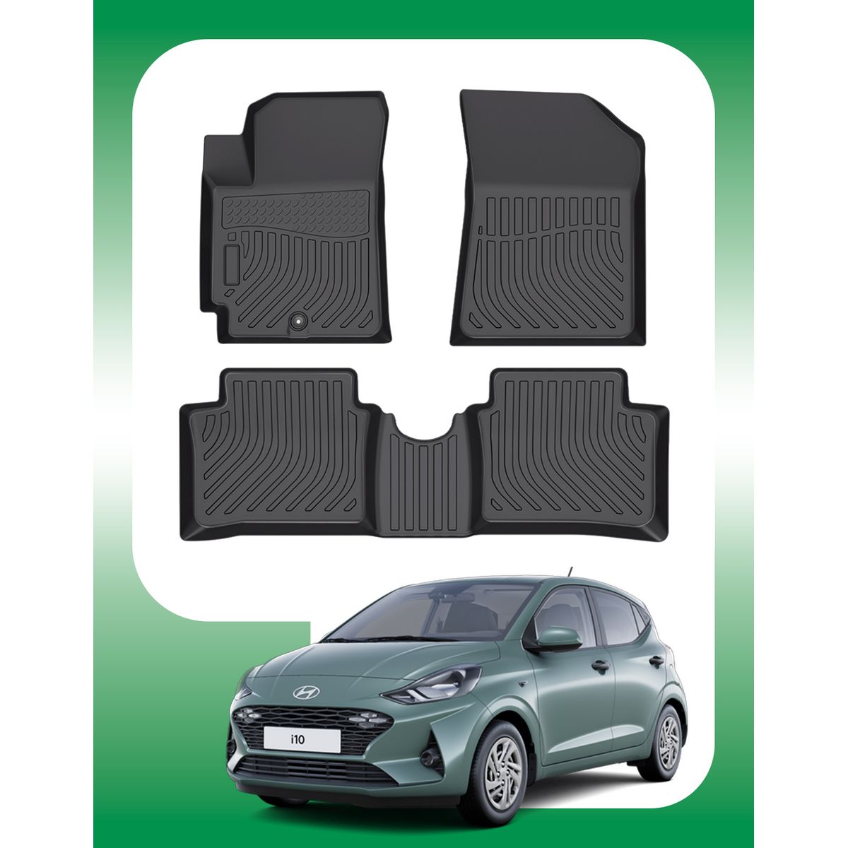 OM INDUSTRIAS PREMIUM - Piso Bandeja Calce Perfecto Hyundai i10 2021-2026