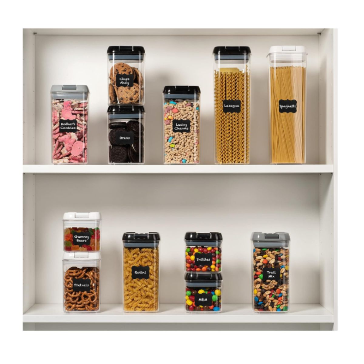 GENERICO - Pack 7 Envases Recipientes Hermeticos Especieros Cocina