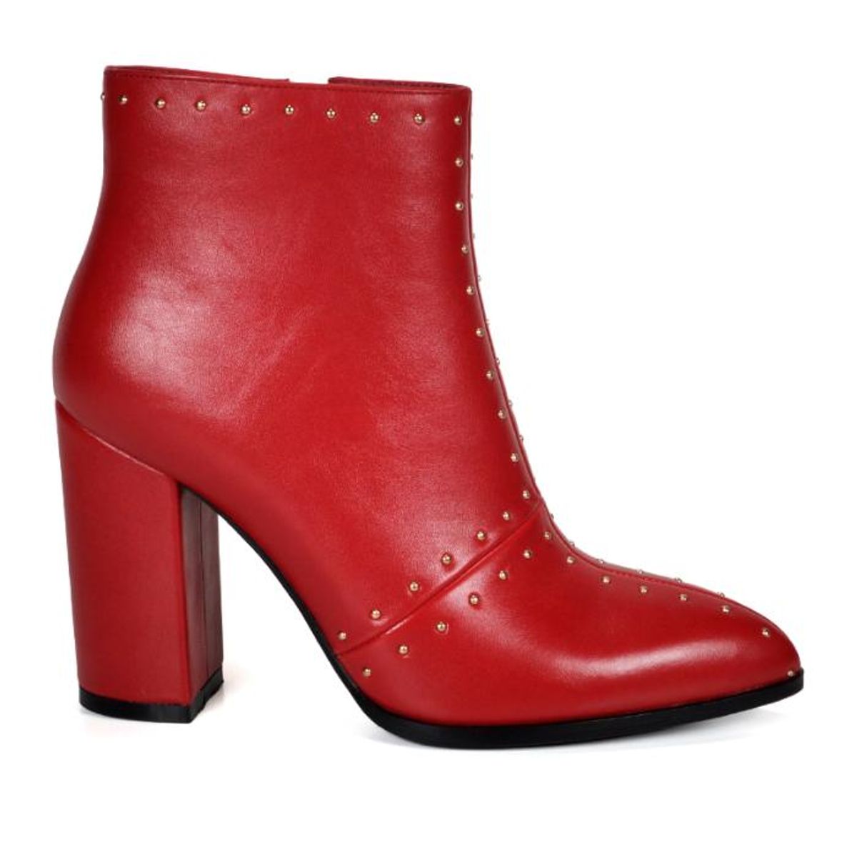 EDA MANZINI - Botín Timber Rojo EDA MANZINI