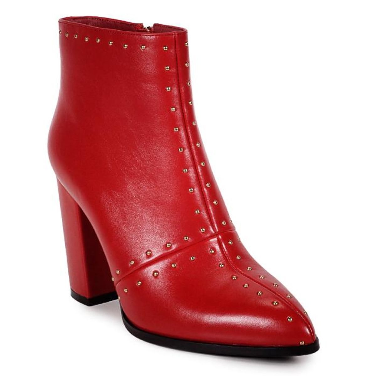 EDA MANZINI - Botín Timber Rojo EDA MANZINI