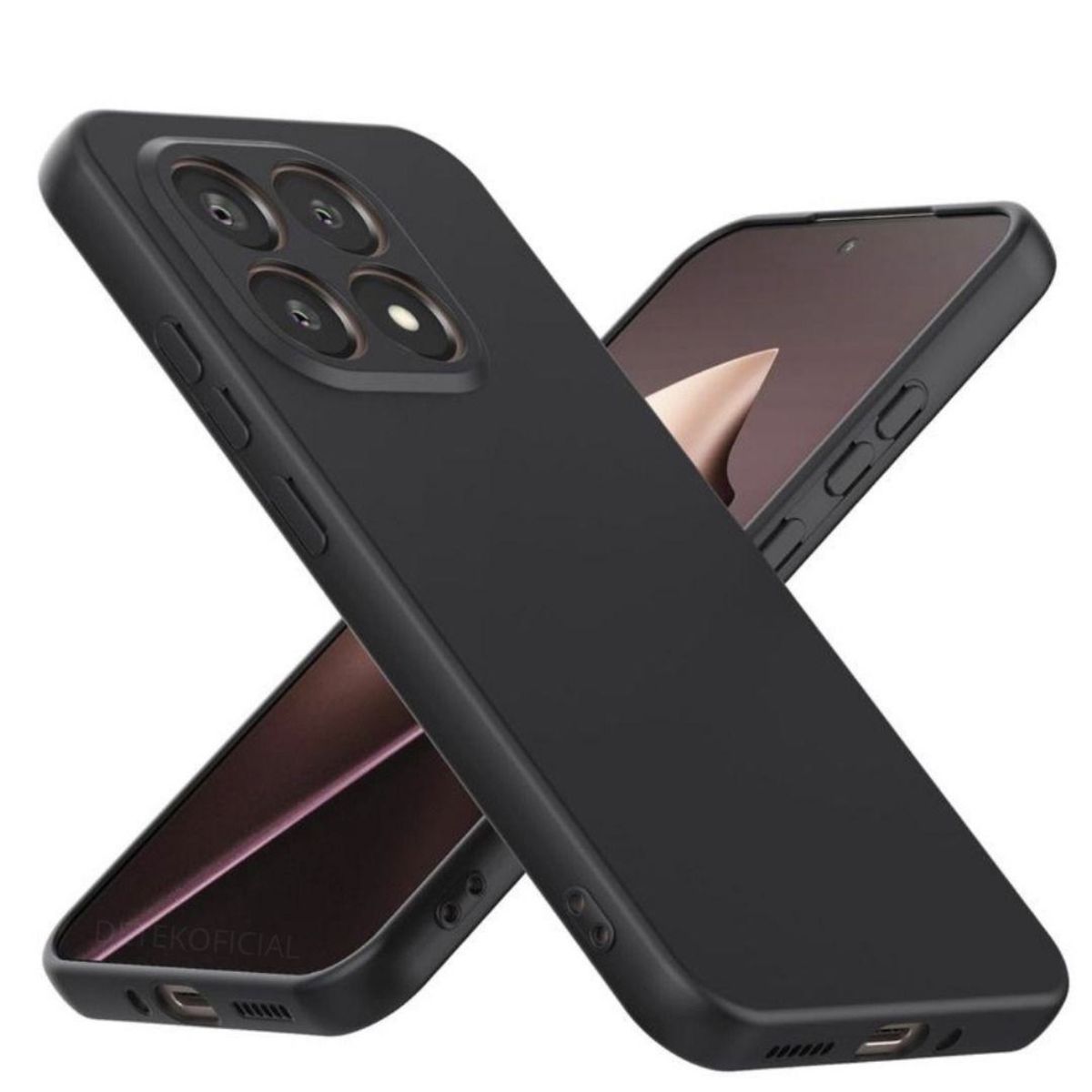 GENERICO - Carcasa De Silicona Slim Para Xiaomi 15T - Negro
