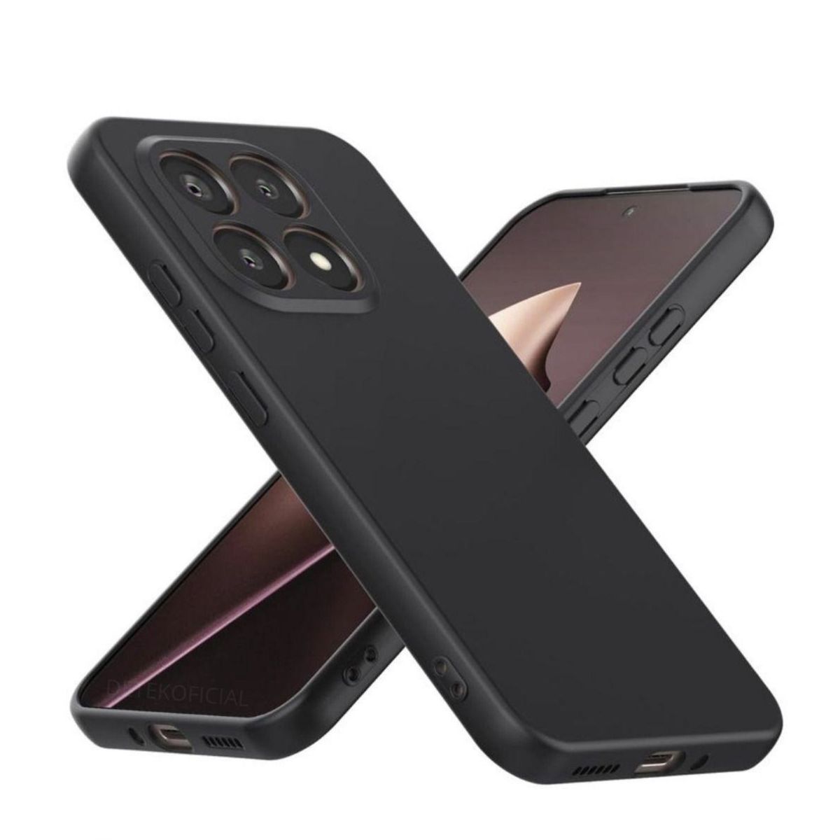 GENERICO - Carcasa De Silicona Slim Para Xiaomi 15T - Negro