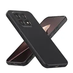 GENERICO - Carcasa De Silicona Slim Para Xiaomi 15T - Negro