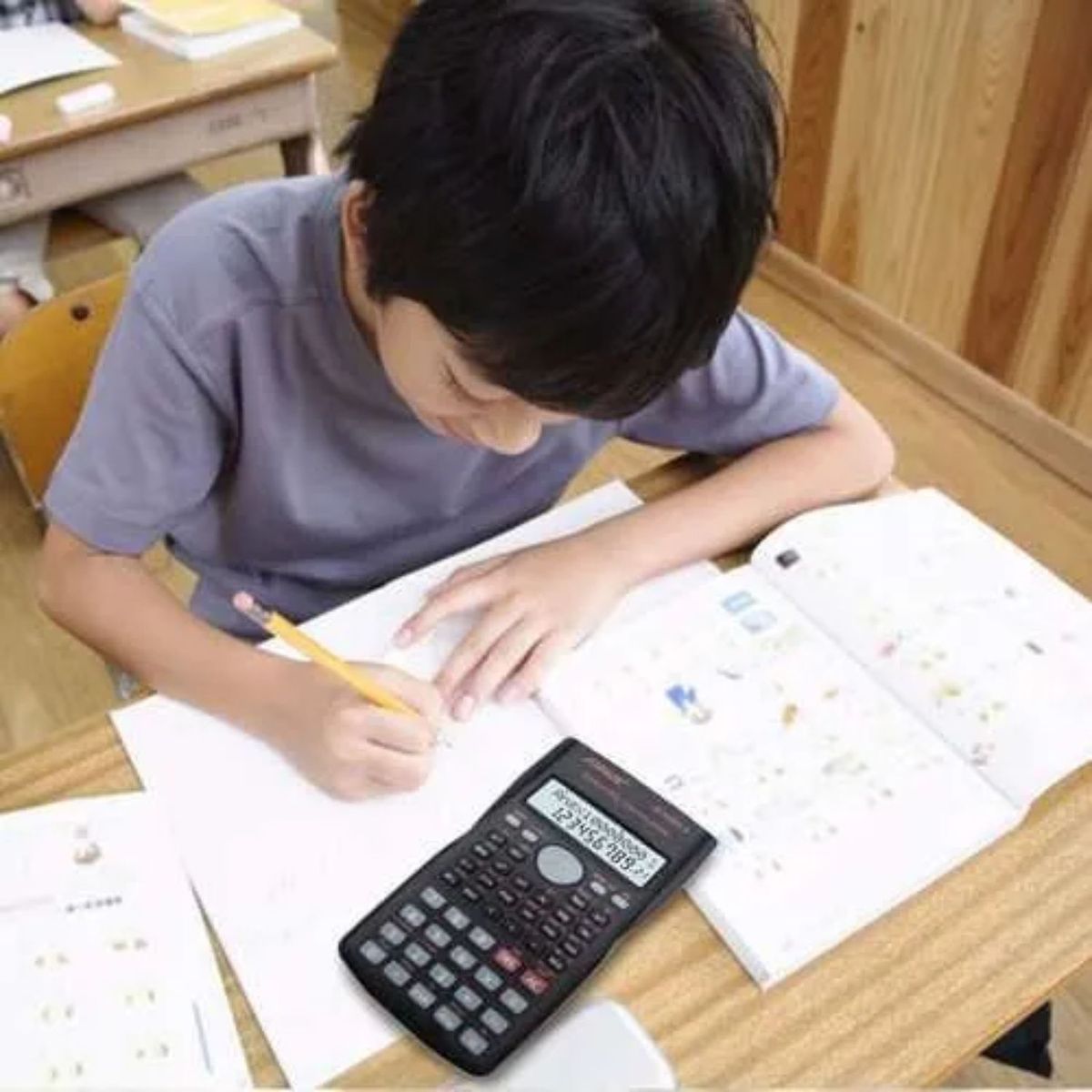 GENERICO - Calculadora Científica Estudiantes Colegios Color Negro
