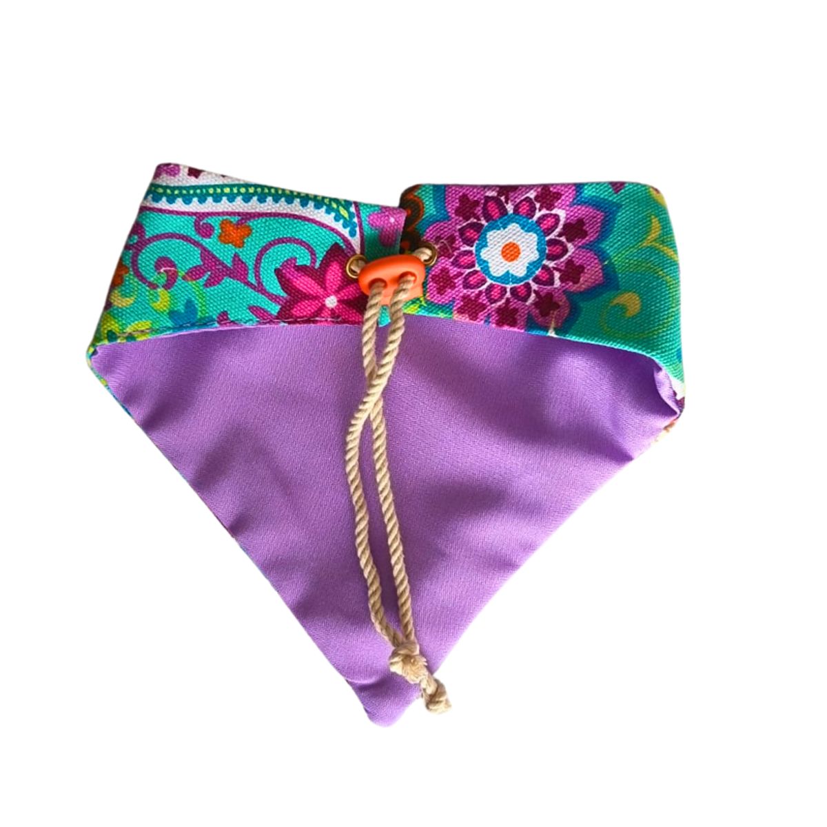 GENERICO - Bandana Para Mascotas Lila Blossom Talla M