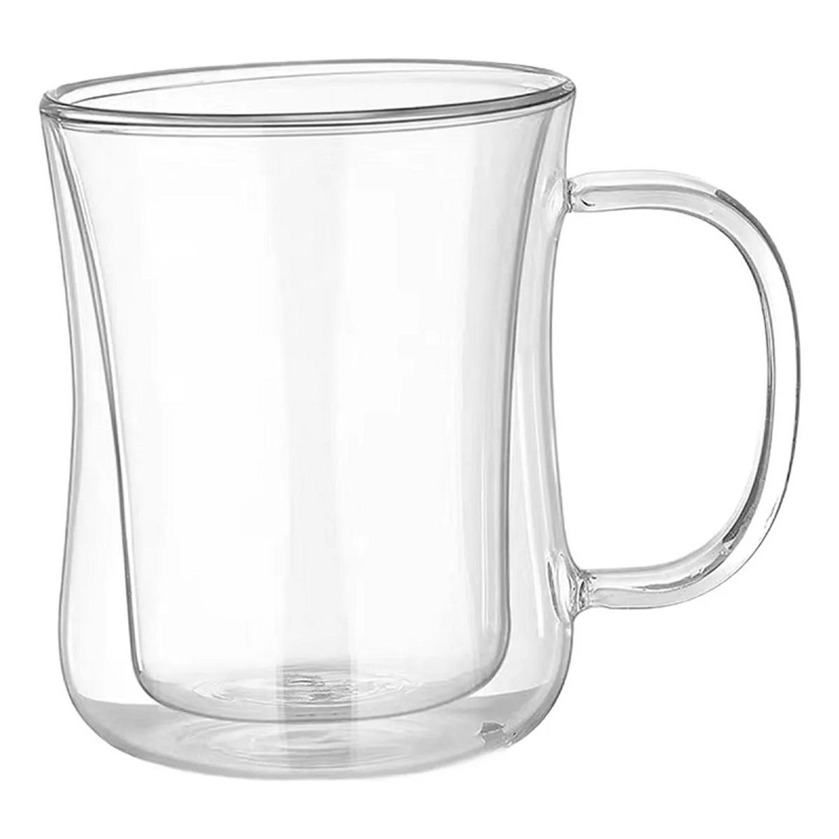 GENERICO - TAZA CAFE DOBLE PARED DE VIDRIO 270 ML