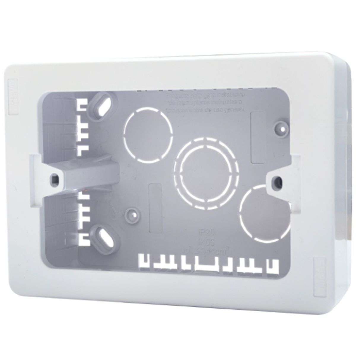 CROMPTON - Caja Chuqui Sobrepuesta 125X85X50Mm Crompton Libre De Halogenos