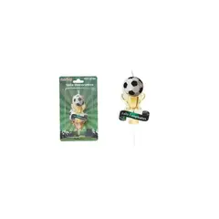 GENERICO - Vela de trofeo de fútbol feliz cumpleaños