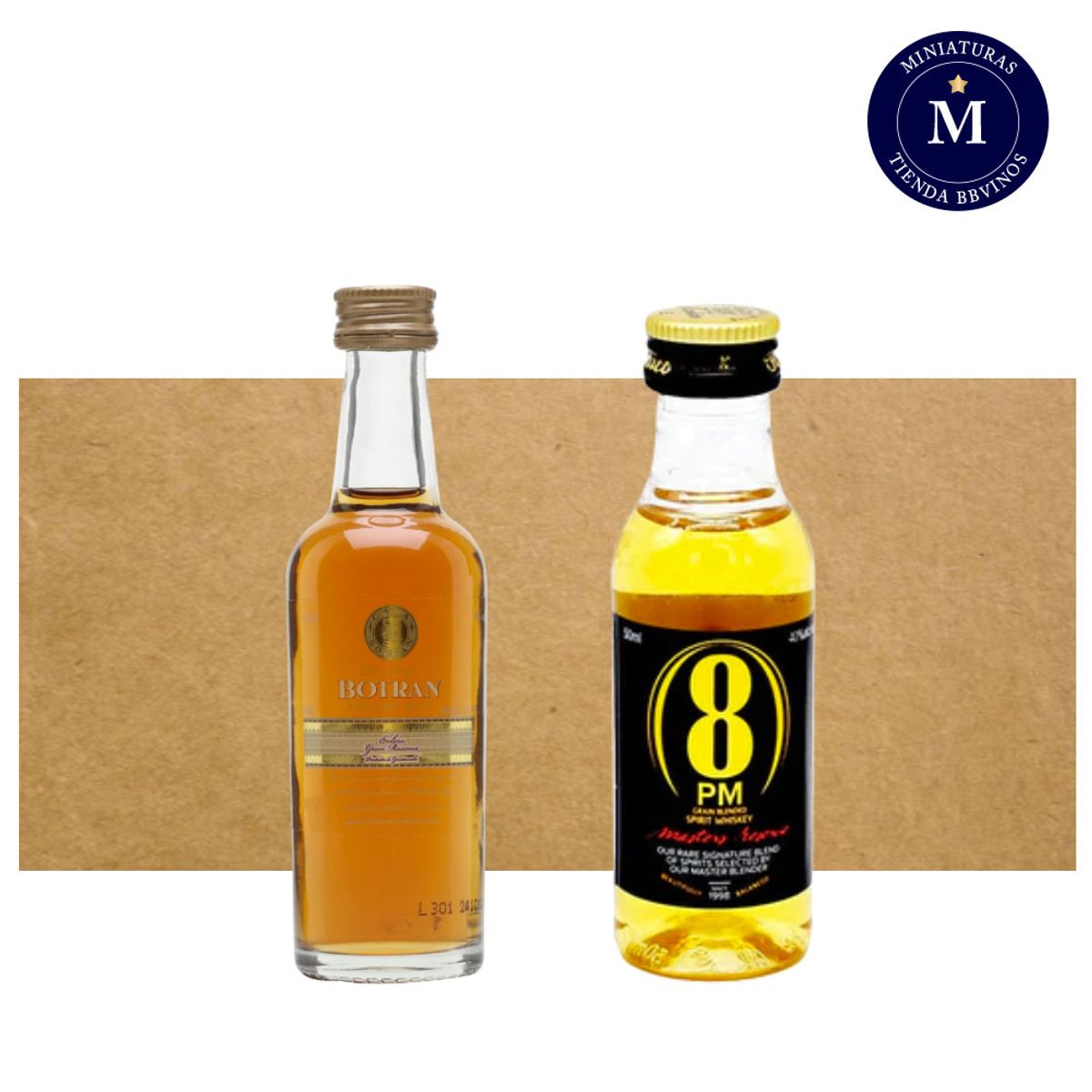 BBVINOS - Mix Miniatura Botran Solera & 8PM