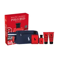 RALPH LAUREN - Set Perfume Polo Red EDT 125 ml + 40ml + ASB 50 ml + Gel 50ml RL