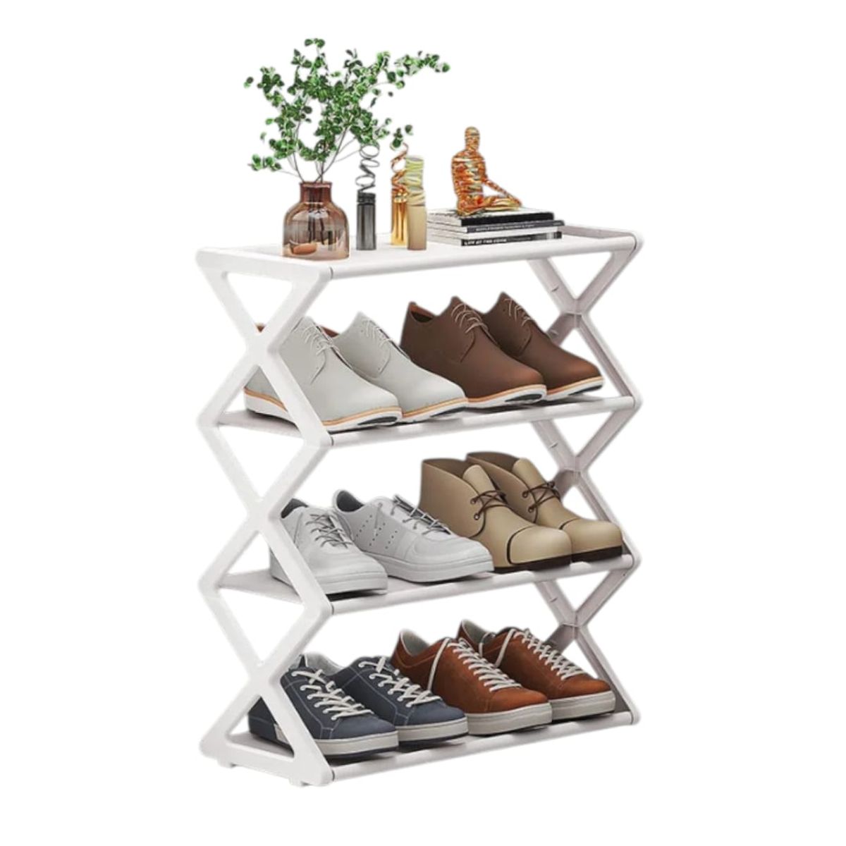 GENERICO - Estante Organizador De Zapatos De 4 Niveles