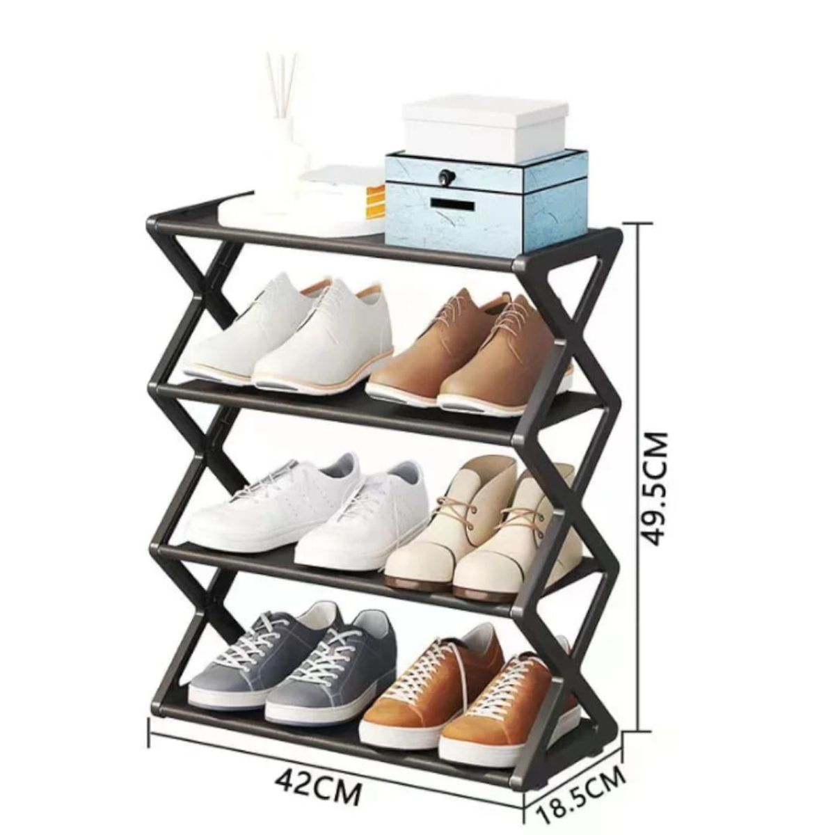 GENERICO - Estante Organizador De Zapatos De 4 Niveles