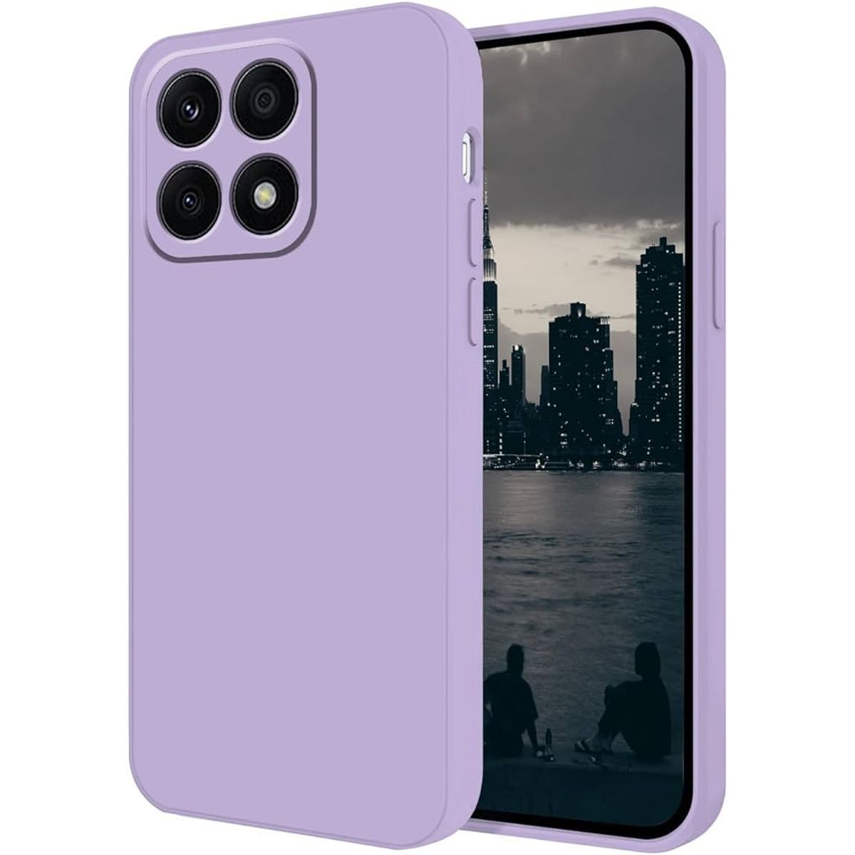 GENERICO - Carcasa De Silicona Slim Para Xiaomi 15T - Púrpura