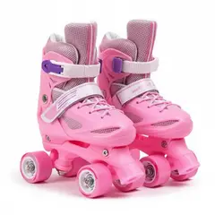 GENERICO - Patines 4 Rueda Ajustable Para Niño Y Niña Patin 35 al 38