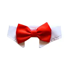 GENERICO - Corbatín Rojo Para Perros Y Gatos Talla S 25 cm