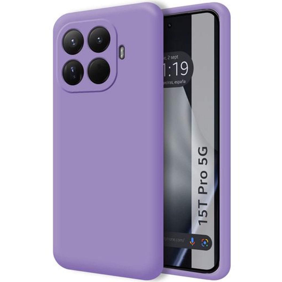 GENERICO - Carcasa De Silicona Para Xiaomi 15T Pro - Púrpura
