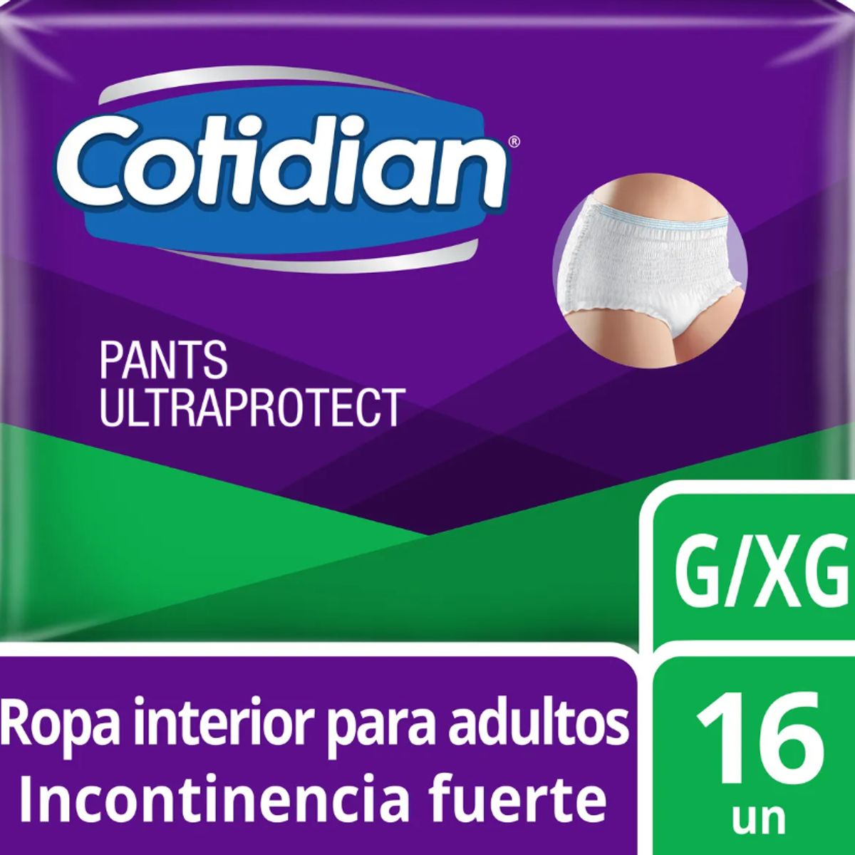 GENERICO - Pañales Pants Ultra Protect Incontinencia Fuerte 16 Un G/xg Cotidian