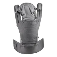 Mochila Porta Bebé 9 en 1 Negro Melange