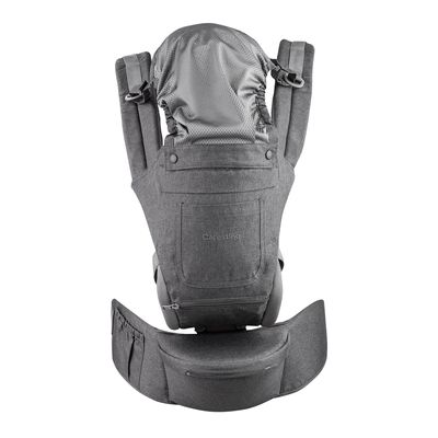 Imagen 2 del producto Mochila Porta Bebé 9 en 1 Negro Melange