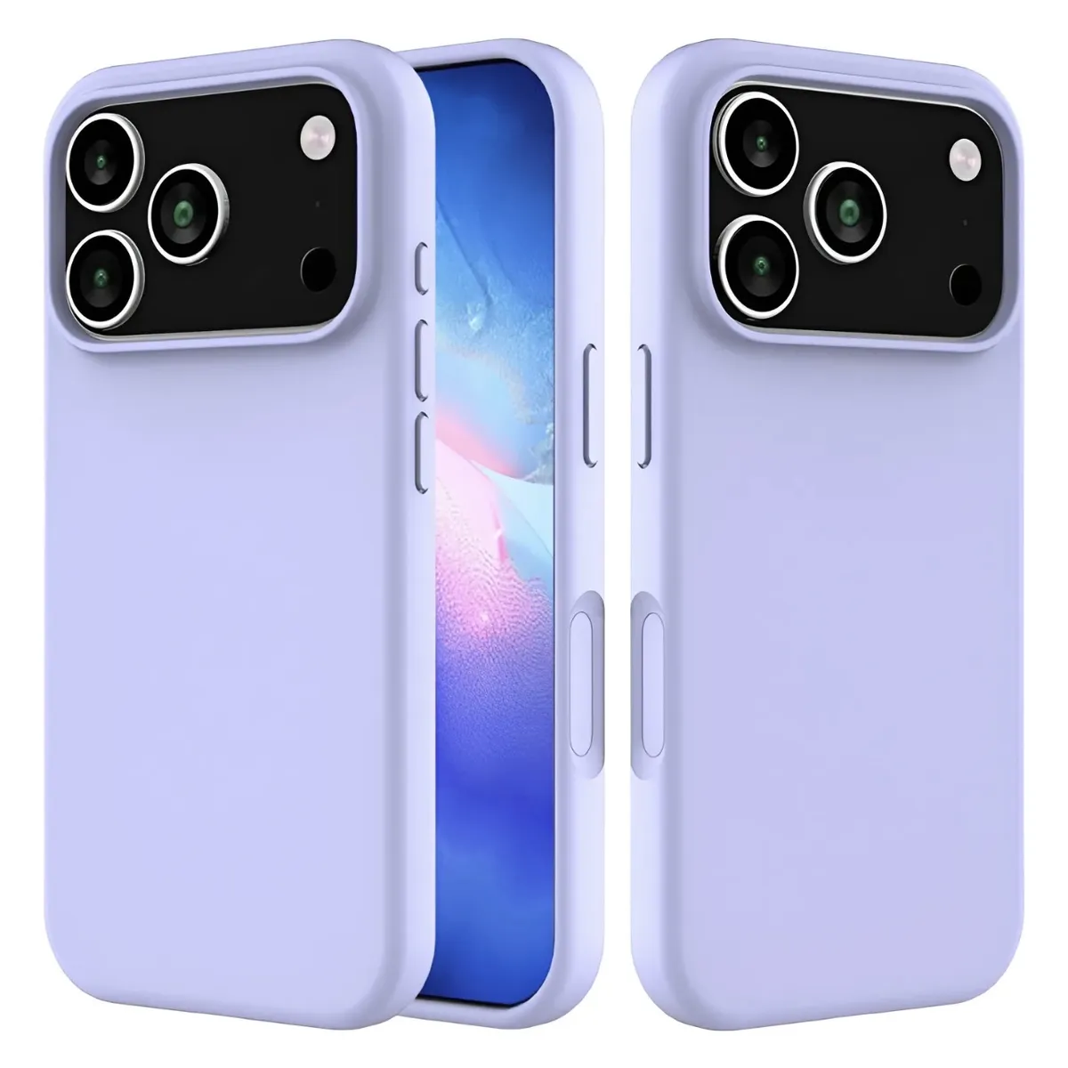 GENERICO - Carcasa De Silicona Soft Para iPhone 17 Pro - Púrpura