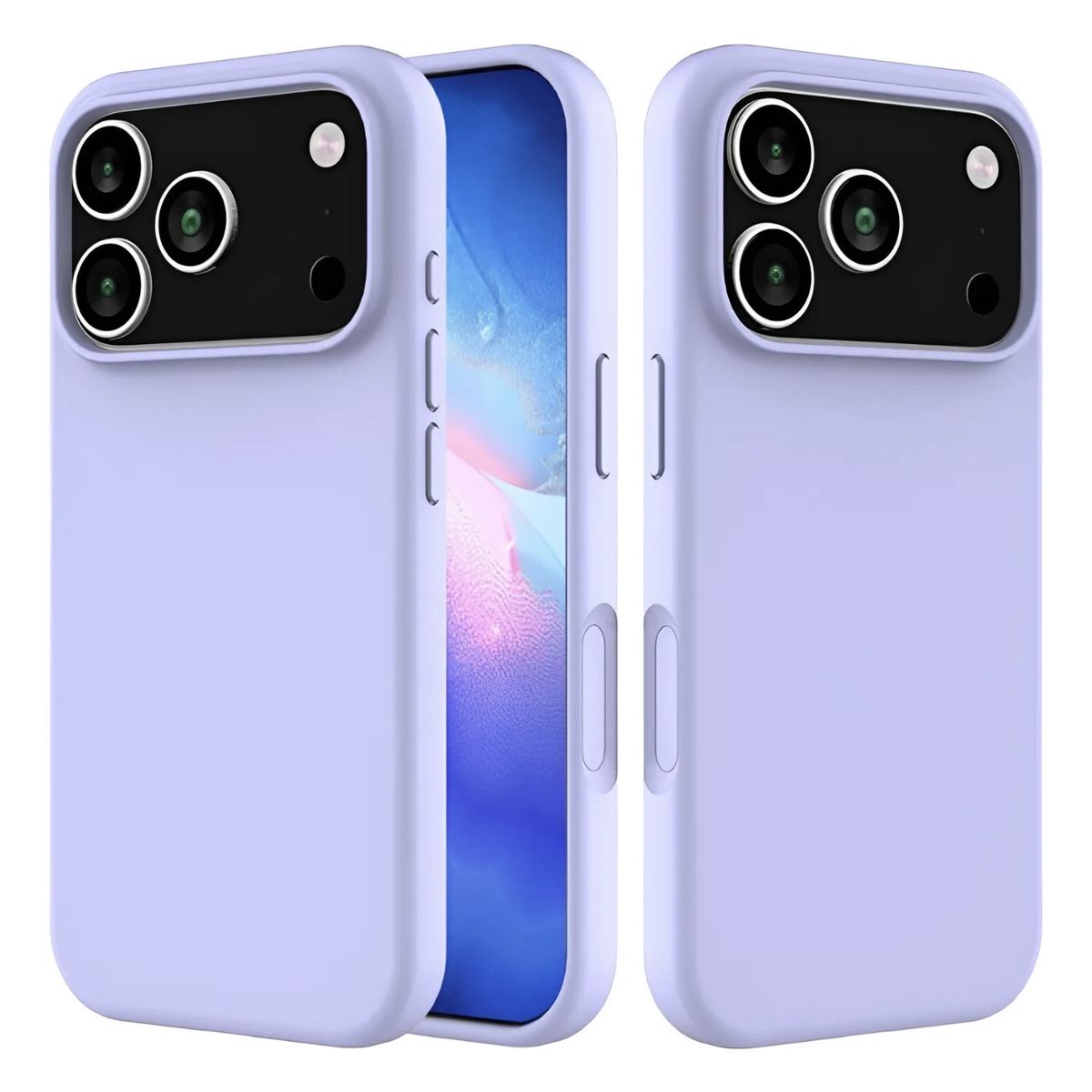 GENERICO - Carcasa De Silicona Soft Para iPhone 17 Pro - Púrpura