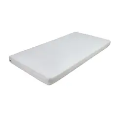CARESTINO - Colchón Impermeable Para Cuna Evolutiva 140x70x10cm Blanco
