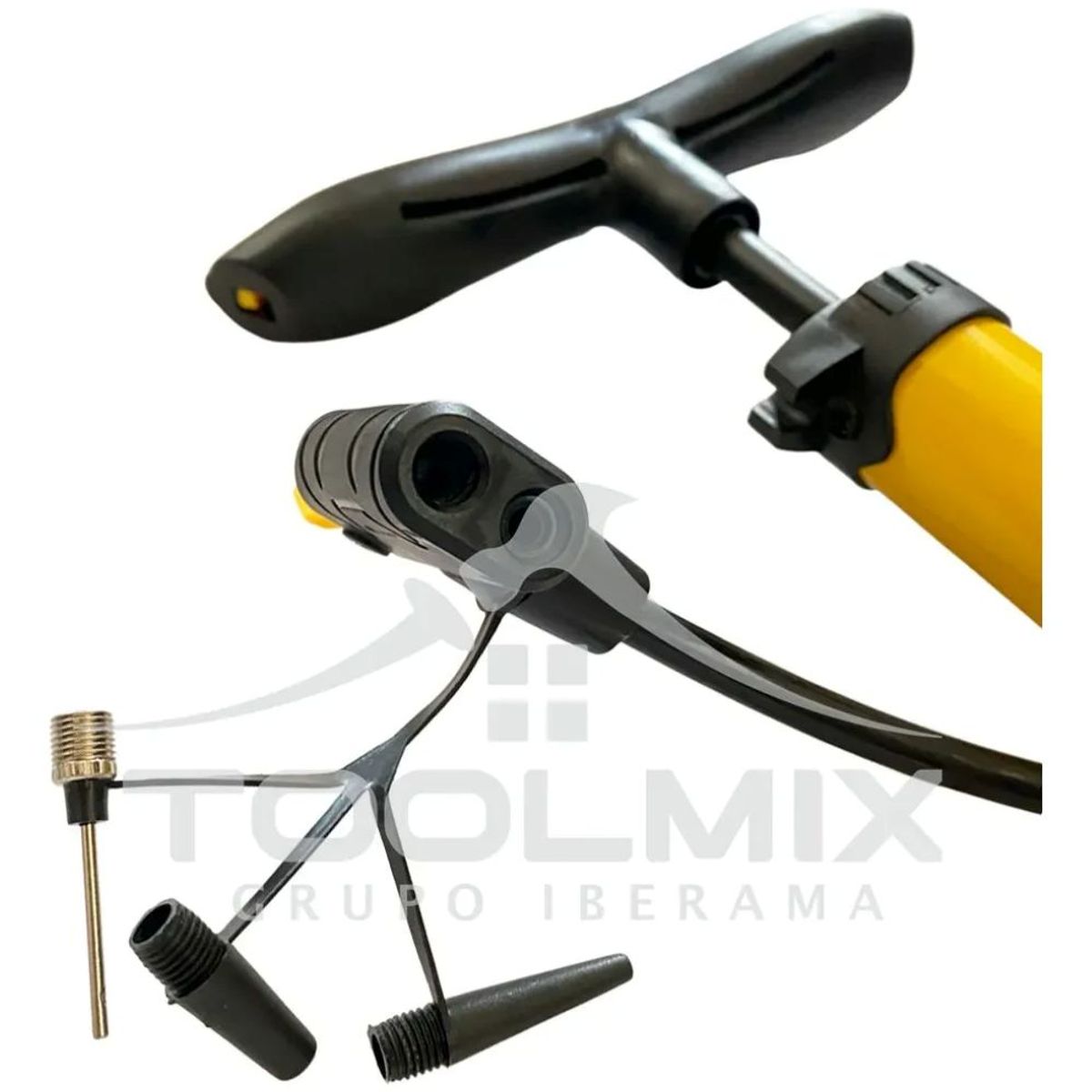 KAMASA - Bombin De Pie Multiuso Para Bicicletas Y Balones Kamasa