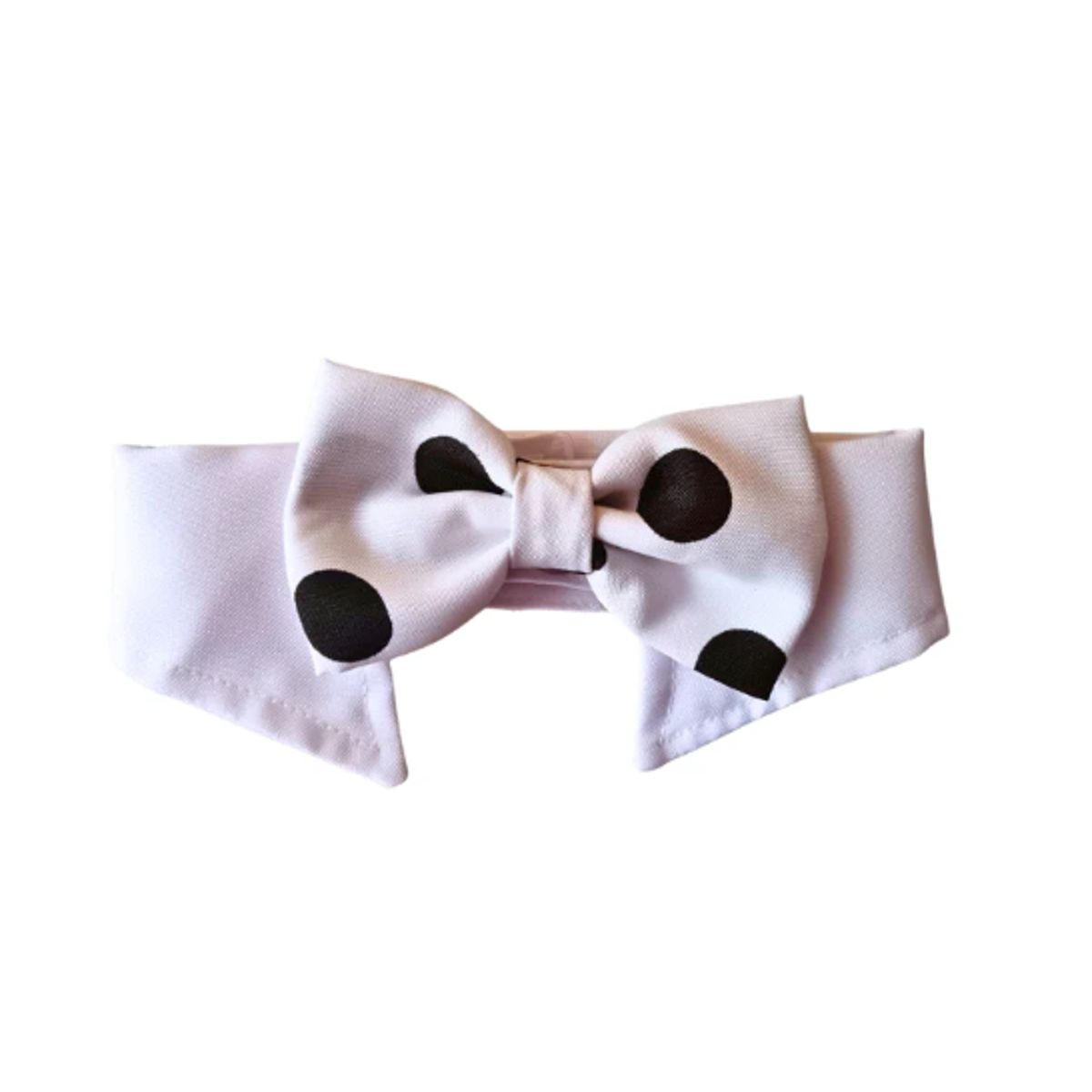 GENERICO - Corbatín Blanco Para Perros Y Gatos Talla L 36 cm