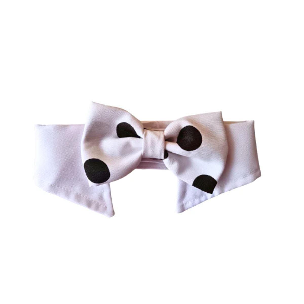 GENERICO - Corbatín Blanco Para Perros Y Gatos Talla L 36 cm
