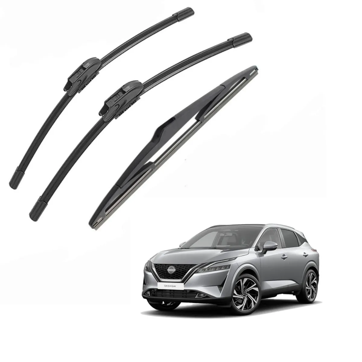 GENERICO - Kit Plumillas Limpiaparabrisas Nissan Qashqai J12 2025+