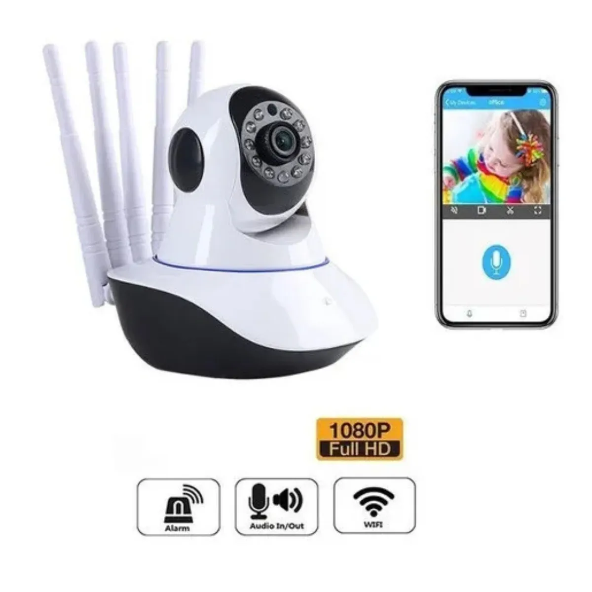 GENERICO - Cámara De Seguridad Wifi Smart 24g5g  App Yoosee