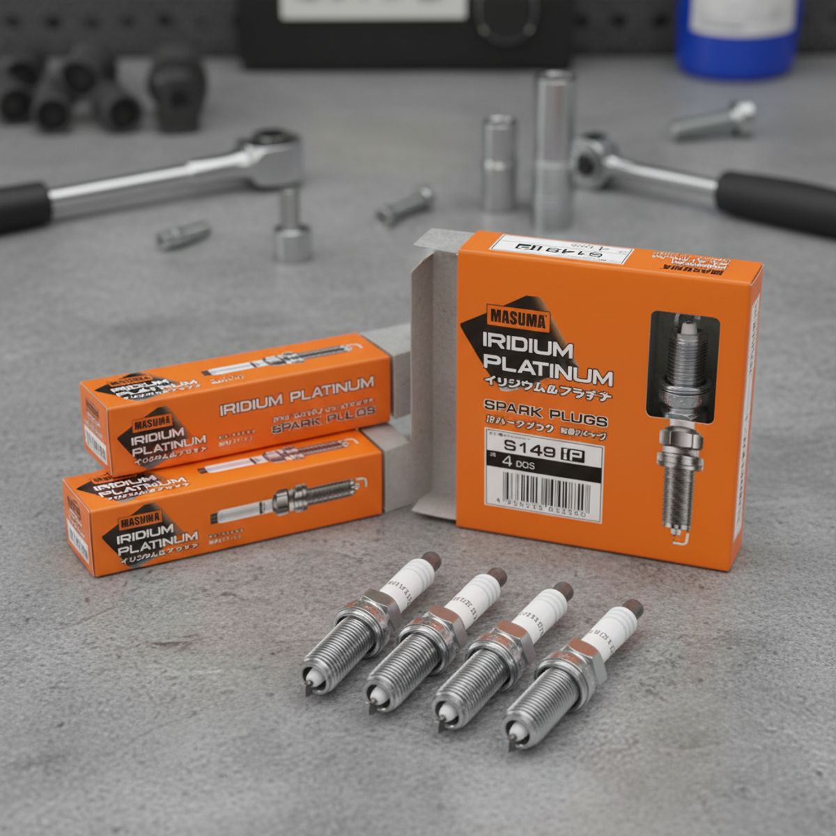 GENERICO - Bujías Iridio Pack 4 Para Mercedes Benz B180 1612-17 S149IP