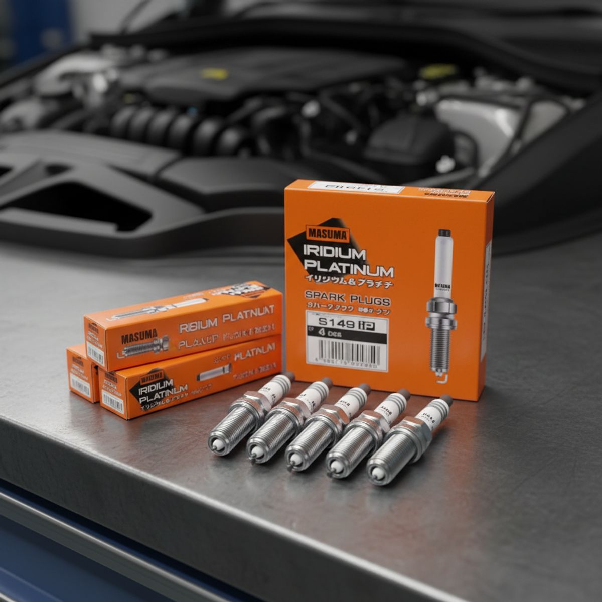 GENERICO - Bujías Iridio Pack 4 Para Mercedes Benz B180 1612-17 S149IP