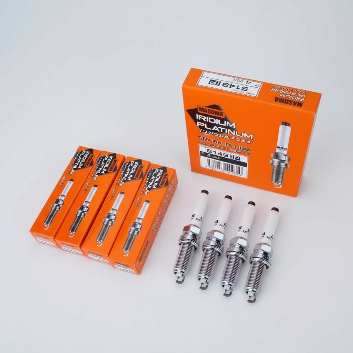 GENERICO - Bujías Iridio Masuma Pack 4 Para Mercedes Benz CLA 180 16 2015-2019 S149IP