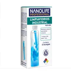 NANOLIFE - LIMPIAVIDRIOS INDUSTRIAL - 5 recargas