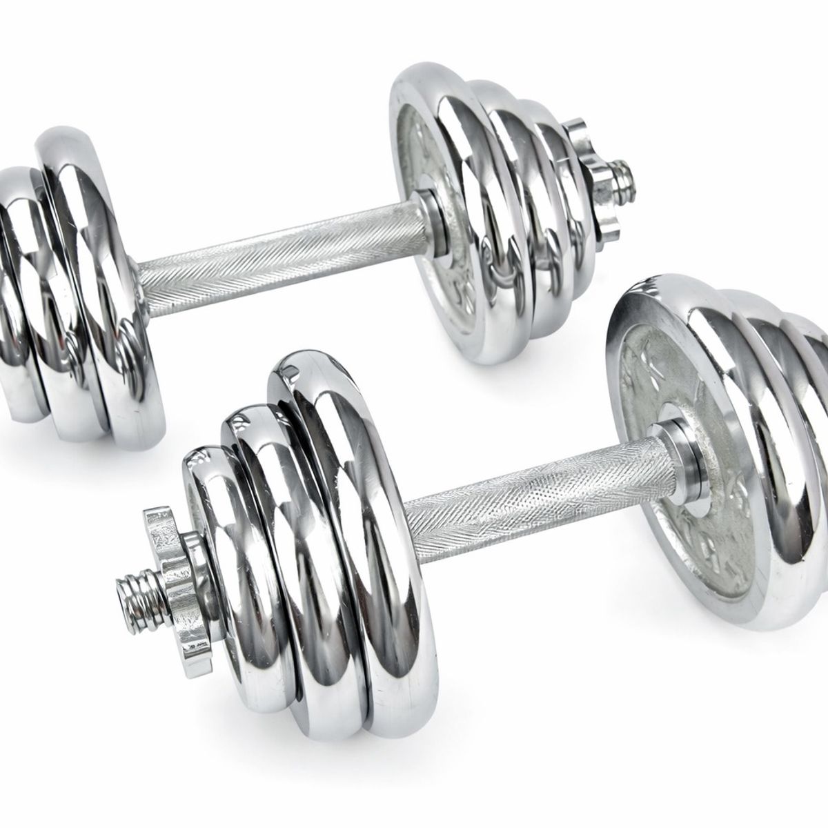 GENERICO - Set de Mancuernas Cromadas Ajustables 20 KG con Maleta
