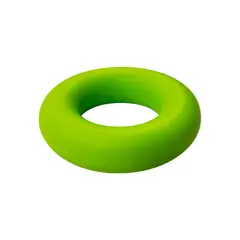 IMPOPLANET - EJERCITADOR DE MANO GRIP 40 LB VERDE - ANILLO DE SILICONA PARA FUERZA Y REHABILITACION