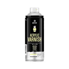 MONTANA - Barniz Acrilico spray Satinado Transparente 400ml