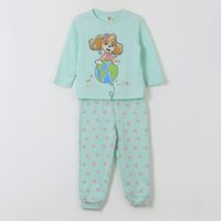 Pijama Manga Larga Niña Skye Earth Day Verde