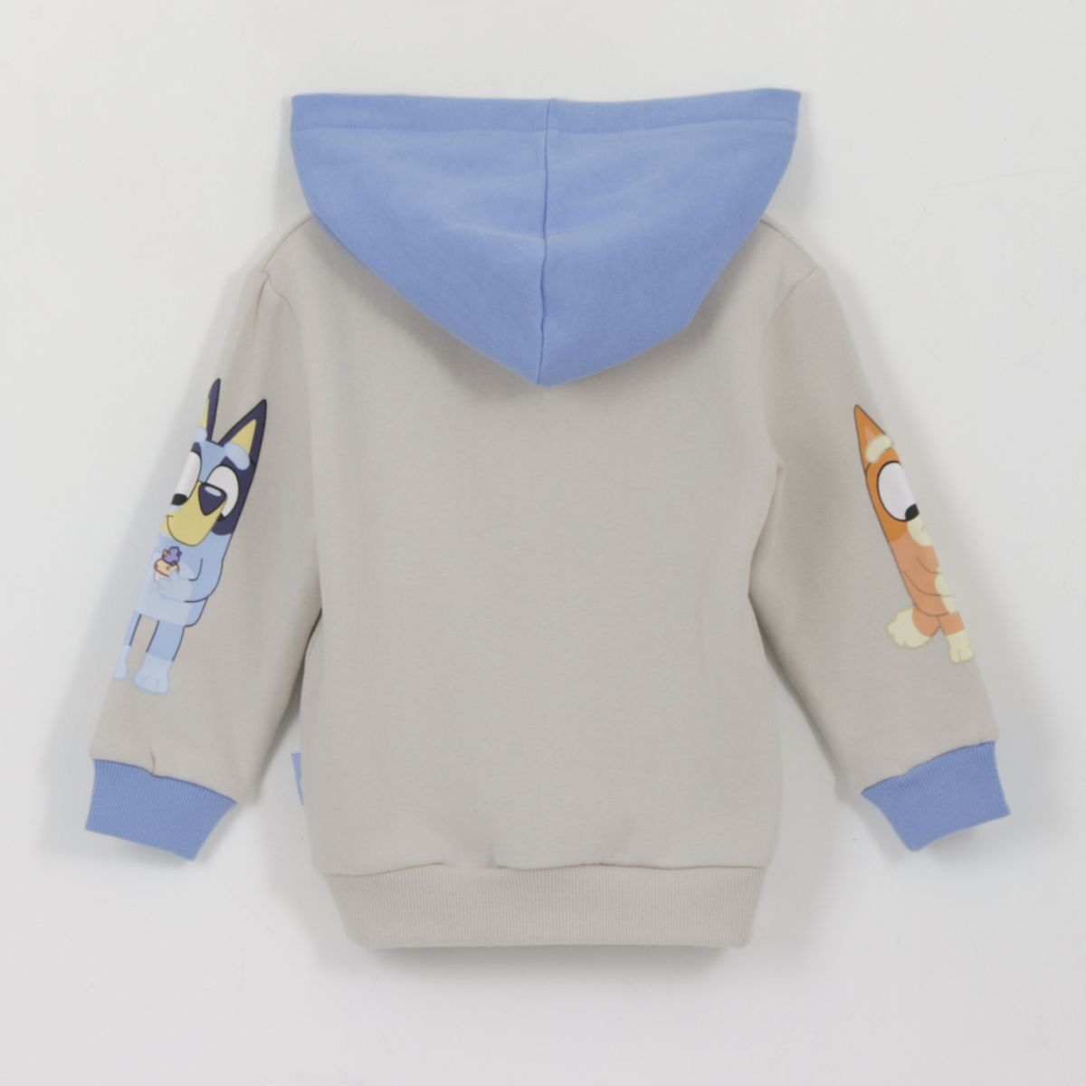 BLUEY - Polerón con Cierre Niño Manga Print Beige Bingo & Bluey