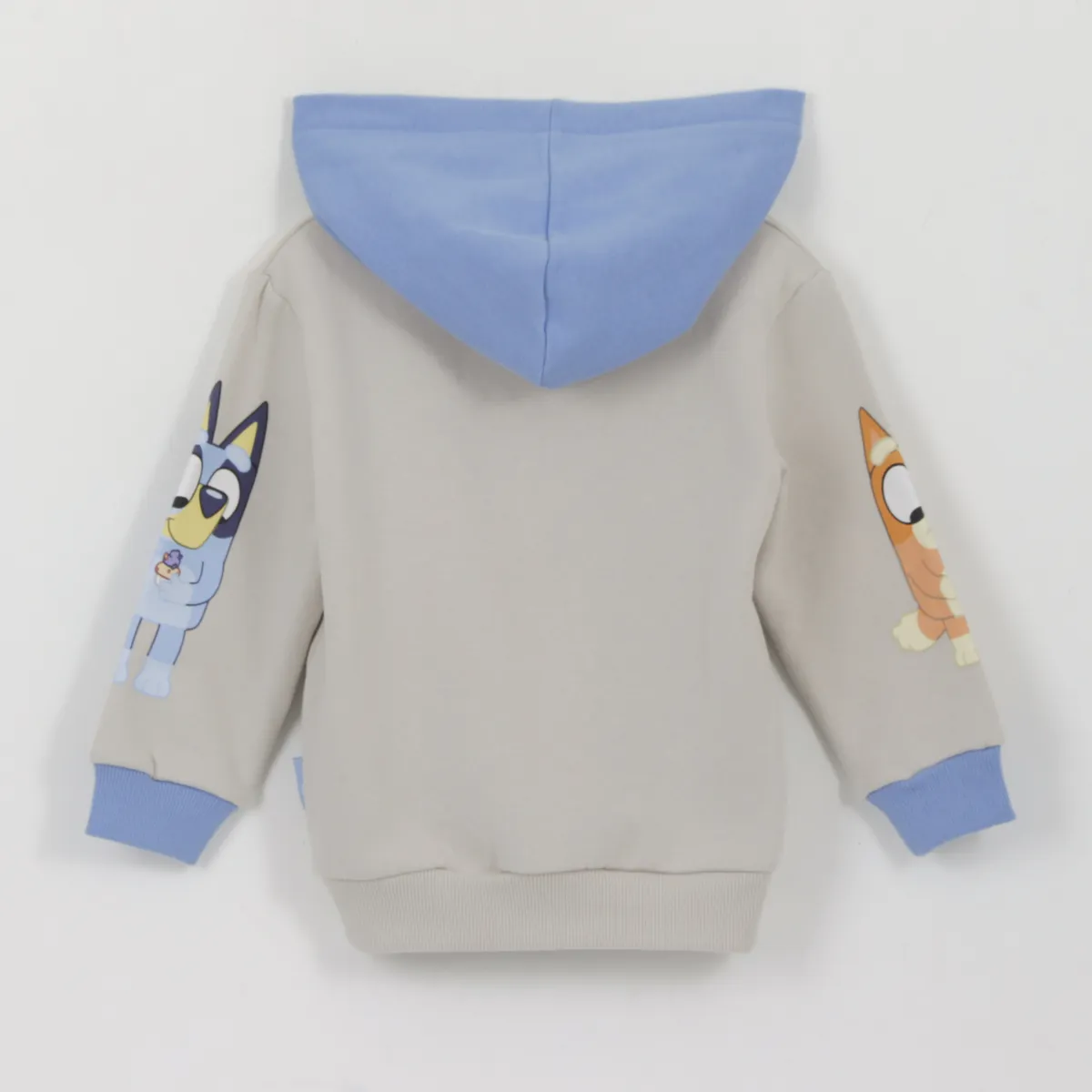 BLUEY - Polerón con Cierre Niño Manga Print Beige Bingo & Bluey
