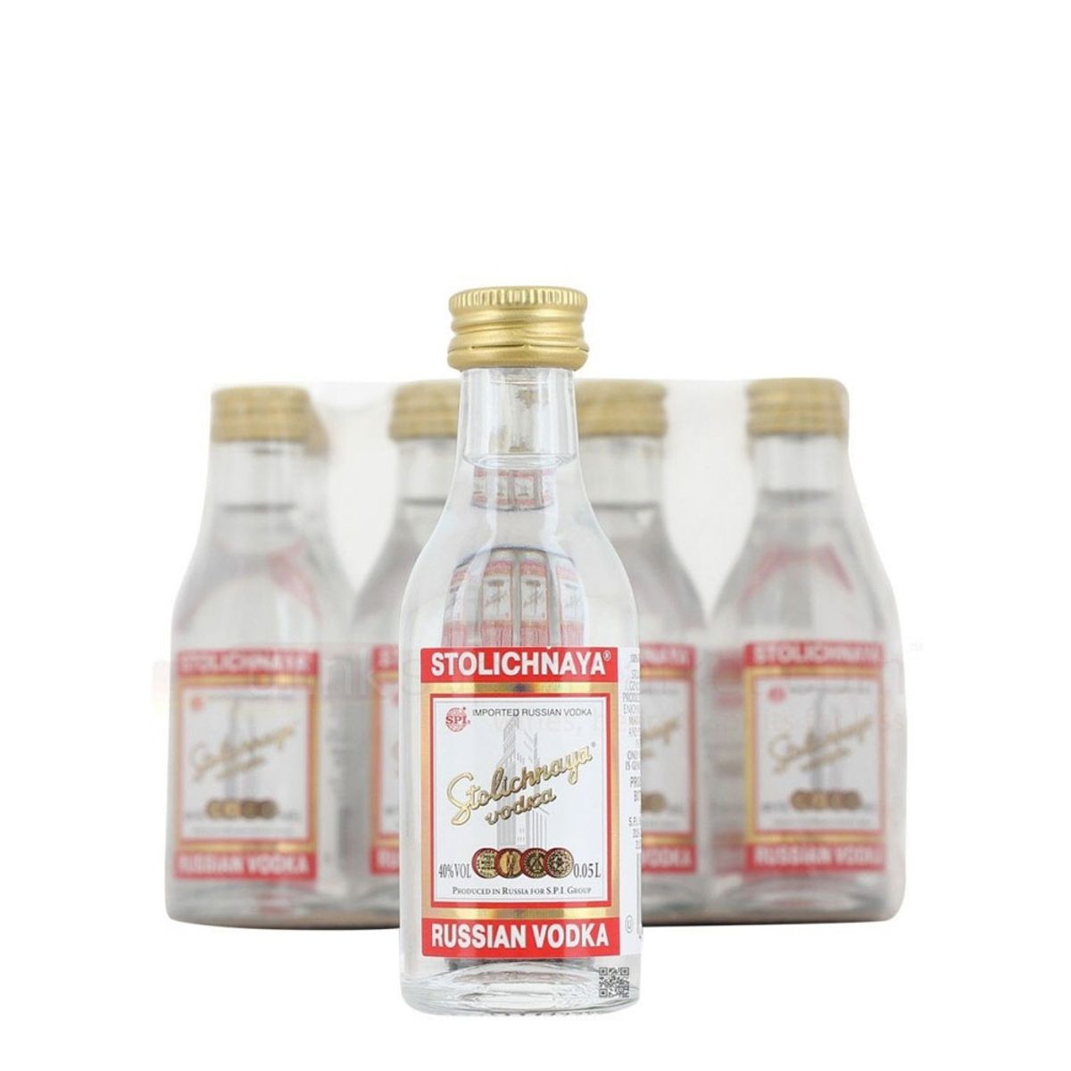 STOLICHNAYA - 12 Miniaturas Vodka Stolichnaya Original, Pet (50 ml)