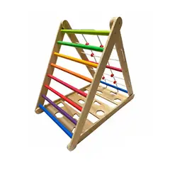 SDFIT - Juego de madera Triangulo colores Pies Escalada 020 – WCFS-15