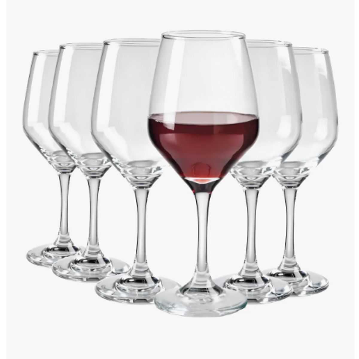 GENERICO - Set 6 Copas Vino Brunello 408  Color Crystal