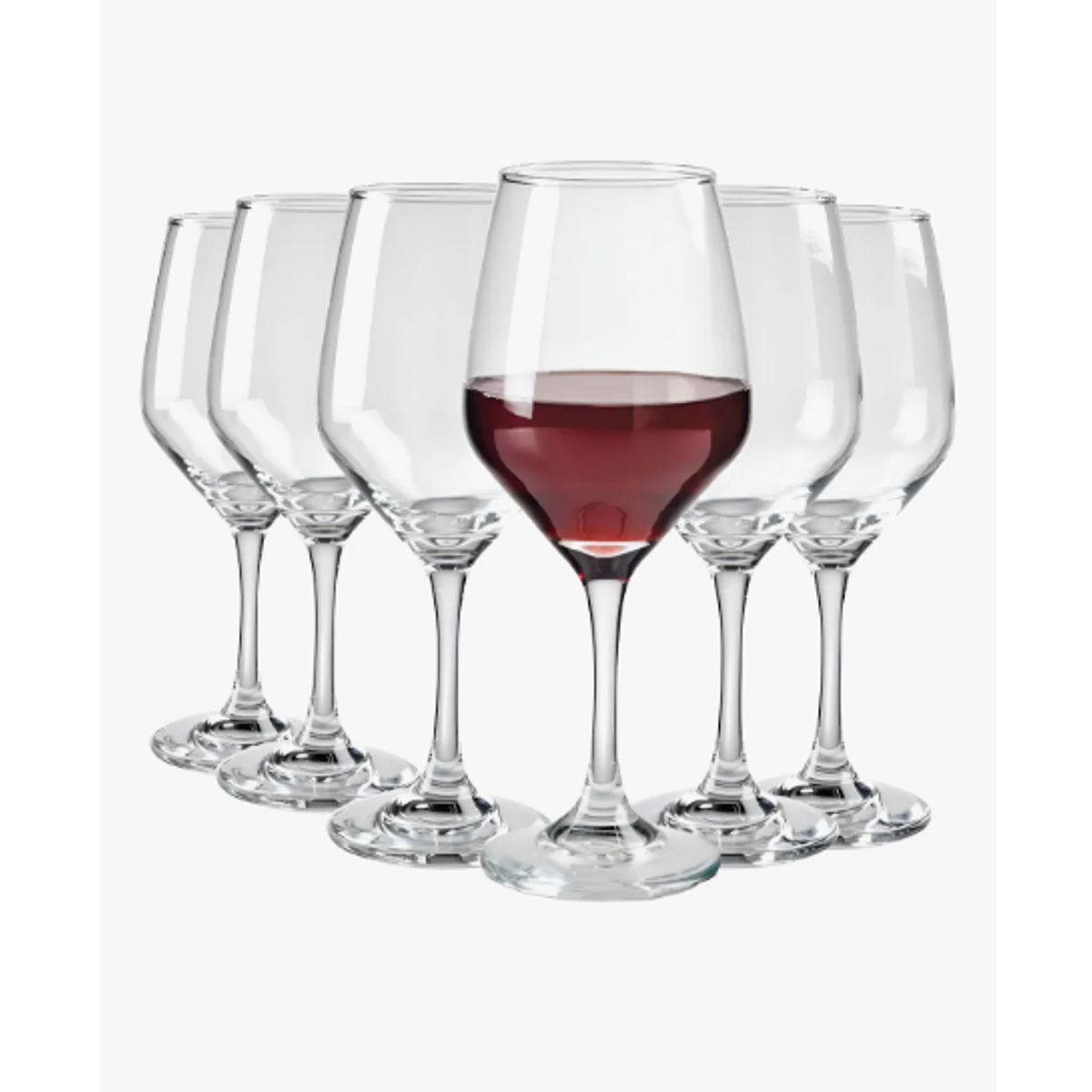 GENERICO - Set 6 Copas Vino Brunello 408  Color Crystal