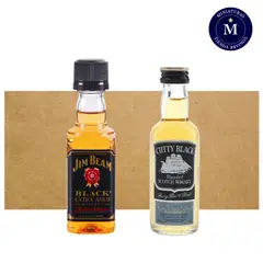 BBVINOS - Mix Miniatura Cutty Black & Jim Beam
