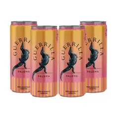 GENERICO - Coctel Guerrilla Paloma Sin Alcohol X4