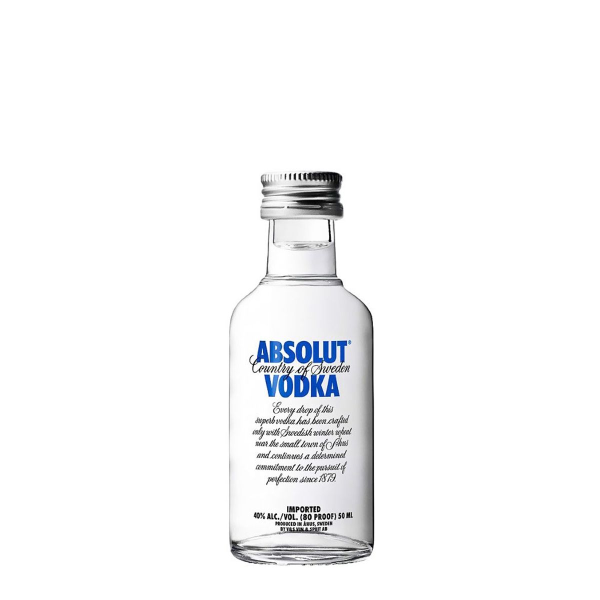 ABSOLUTE - 12 Miniaturas Vodka Absolut Blue Original (50 ml)