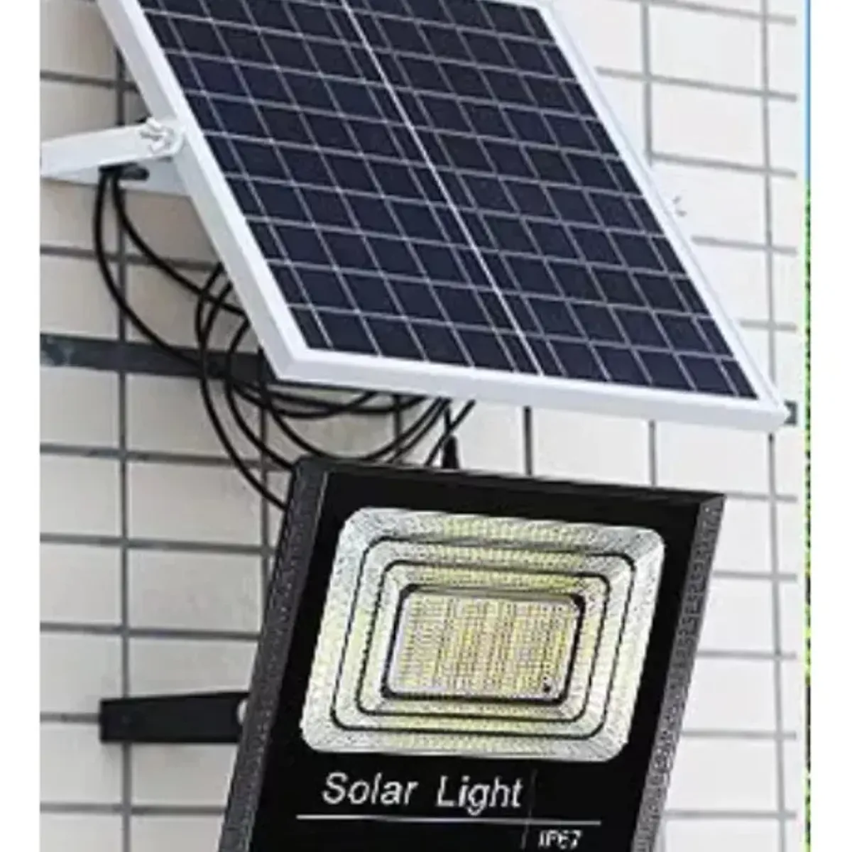 GENERICO - FOCO REFLECTOR LED 300W PANEL SOLAR + CONTROL REMOTO