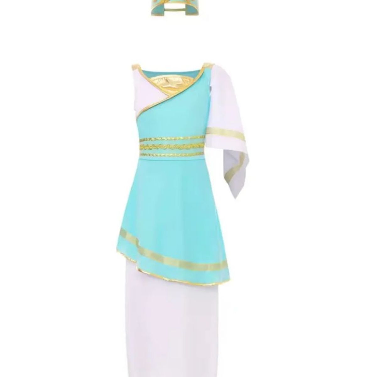 GENERICO - Disfraz princesa griega o Romana para niña talla 6-8